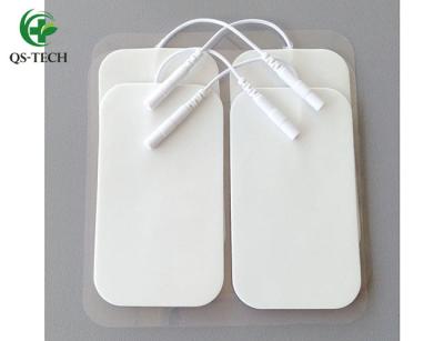 5x9cm foam therapy massager electrode pads with 4 electrodes tens physiotherapy