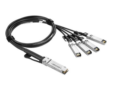 Cable Assembly Dac 1m 30awg Direct Attached Cable QSFP-40G SFP 10g-1m Passive 40g Qsfp+To 4*Sfp+ 4x10gsfp+ Breakout Twinax