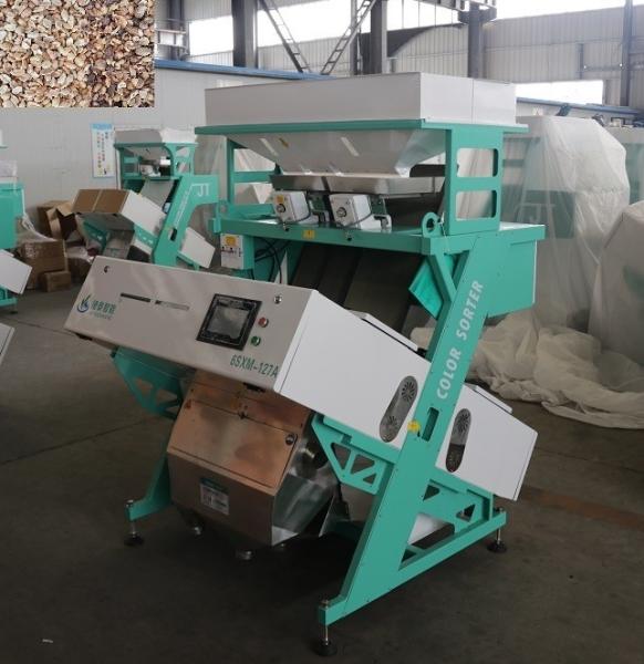 CCD Camera 2 Chutes Peanut Color Sorting Machine para classificação de pistache