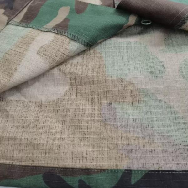 ACU Woodland Army Combat Military Camouflage Uniform High Density Ripstop Fabric