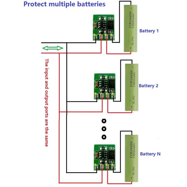 Cutomized new board 3.7V 4.2V 3A Li-ion Lithium Battery Charger Over Charge Discharge Overcurrent Protection Board