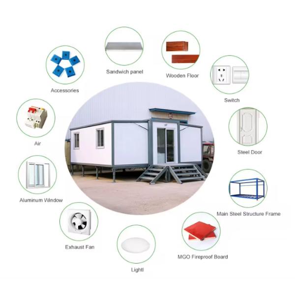 Beautiful & Warm Luxury Container Homes Villa For Vacation 20ft or 40ft