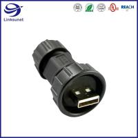 Mâle d'USB IP67 et connecteurs circulaires imperméables femelles pour des véhicules de New Energy