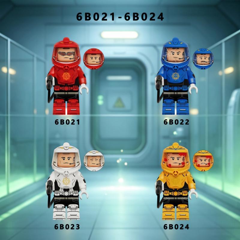 Cyborg Building Blocks Minifigures