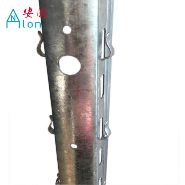 Long Lasting Galvanised Metal Fence Posts , Vineyard Trellis Stakes 0.45m -3.0m