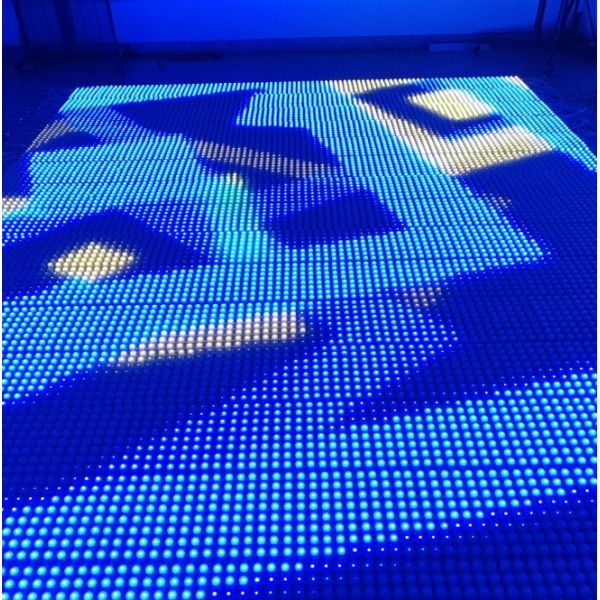 IP67 Outdoor Transparent LED Mesh Screen Modular for Solid Wall, Steel Structure and Publicity Displays