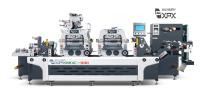 Máquina de corte a moagem de etiquetas em formato holográfico com diâmetro máximo de desenrolamento de 600 mm