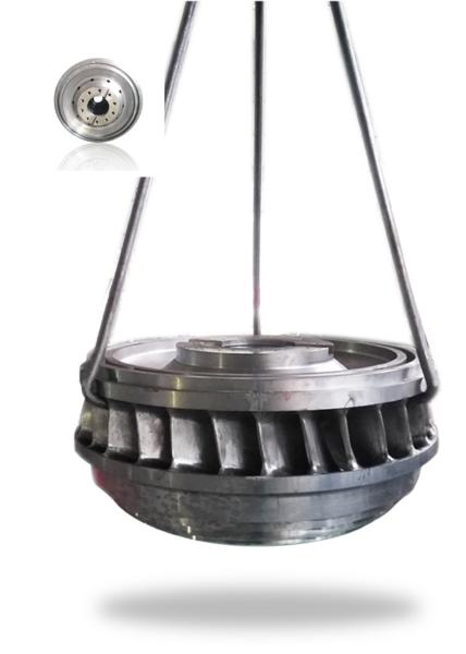 Configuración de la cuchilla personalizada y duradera Corredor de turbina de agua para mini hidroeléctrica