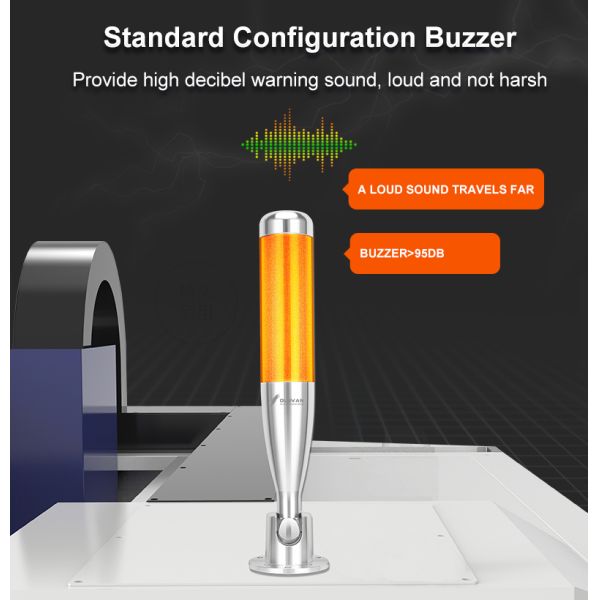 Feu de signalisation à LED DC 24V pour machine CNC, feu d'avertissement à LED en aluminium, stable