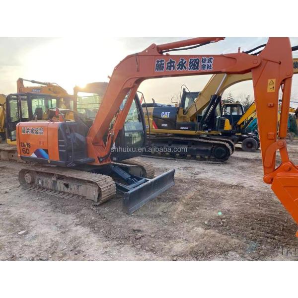 6000KG Zx60 Used Hitachi Excavator Original Color Used Hitachi Mini Excavator