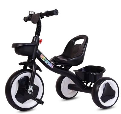 Coaster Brake 3 Wheel Child Tricycle With Plastic Seat And Magnesium Alloy Frame