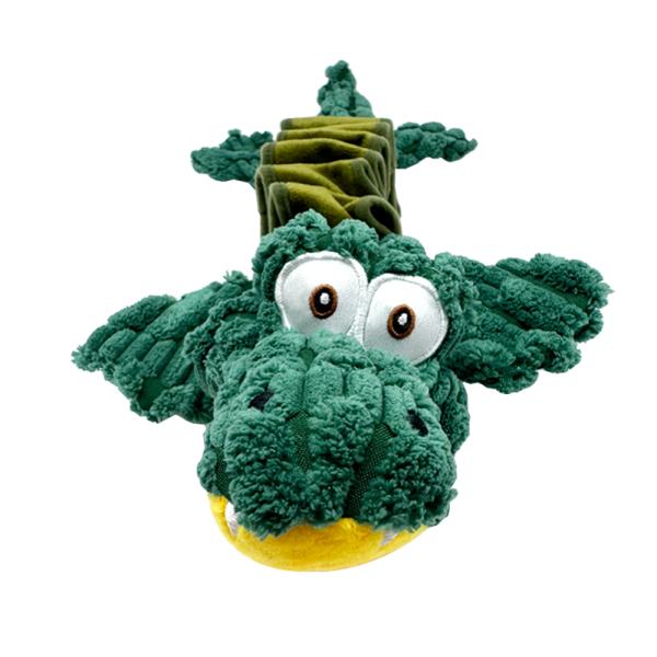 Large Crocodile Plush Squeaky Dog Toy – Tough Chew, Tug Of War & Interactive Play