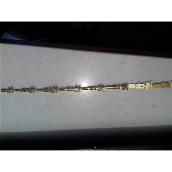 Progressive Automotive Stamping Dies Low Tungsten Steel YG15 Brass Leadframe Production