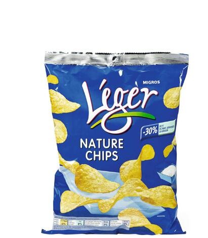 Plastic Material Flexile Packaging Custom Logo Design Dried Cassava Chips Packaging Bags