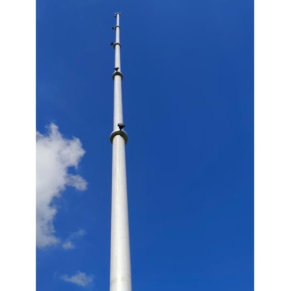 30 Ft Telescopic Antenna Mast Aluminum Hand Push Up 9m Antenna Mast Telescoping Mast