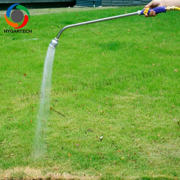 Металлическая мягкая дождевая поливная палочка W/ контрольный клапан пальца и удобный держатель