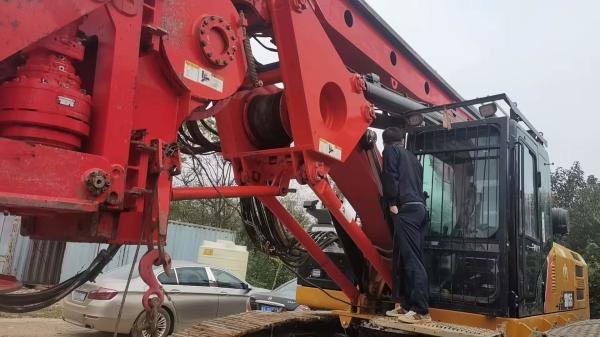 2019 Shacman SR155 Rig de forage rotatif utilisé avec profondeur de forage maximale 56/44m, diamètre maximal 1,5m