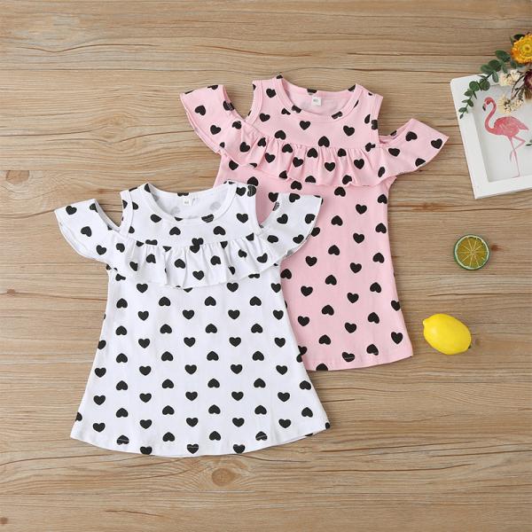 Summer Children'S Clothing Girls Polka Dot Dress New Ruffled Children'S Dress