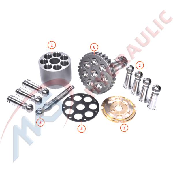 Komatsu Series Hydraulic Pump Accessories Variable Hydraulic Piston Pump Parts