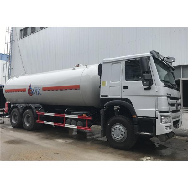 20M3 20000L Bobtail Tanker Truck , HOWO 6x4 10 Wheeler LPG Tanker Truck
