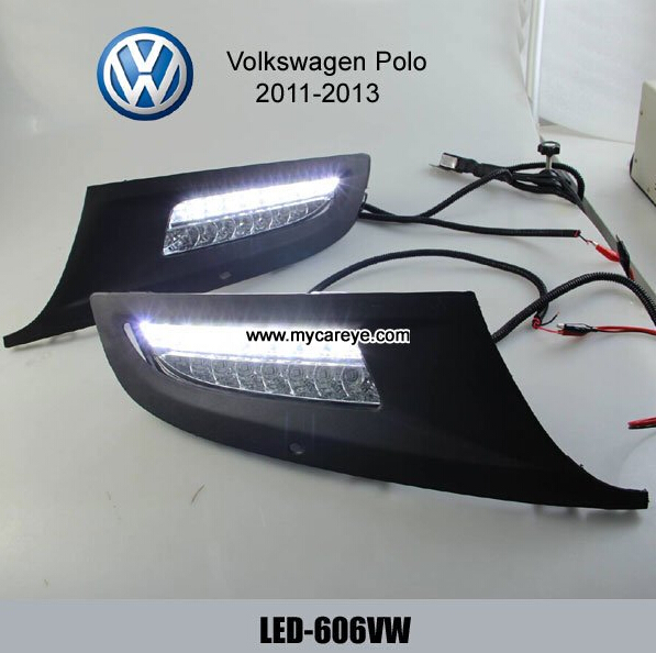 Volkswagen VW Polo DRL LED Daytime Running Lights Car turn light for sale