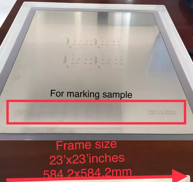 50W / 100W Fiber Laser Metal Sheet Stencil Cutting Machine