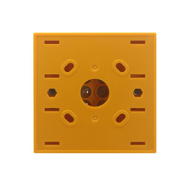 Yellow Call Point Emergency Break Glass Unit , Waterproof Manual Call Point English Version