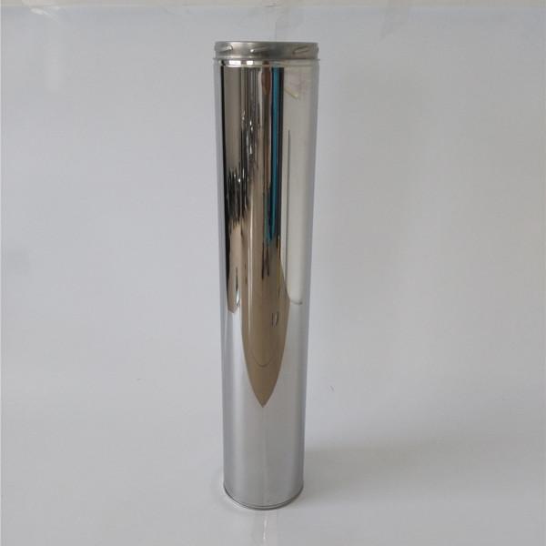 1000mm Straight 6 Inch Insulated Chimney Pipe , Wood Stove Installation Kit