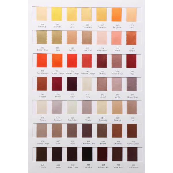 19 мм сатинная лента в цвете гладкий и роскошный для упаковки подарков 100% полиэстер