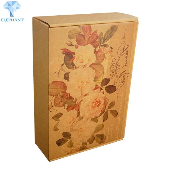 Matt Laminated Corrugated Shipping Boxes 41cm*22cm*6cm Kraft Corrugated Mailers