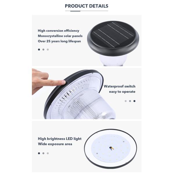 свет стены сада СИД 3000K 6000K солнечный для на открытом воздухе загородки шага