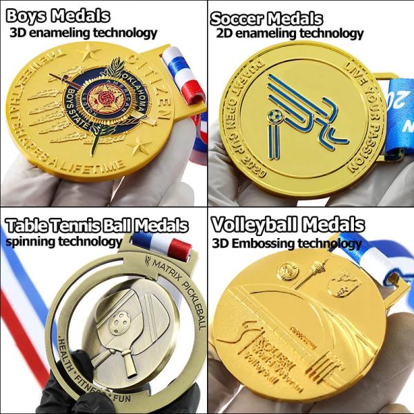 Custom Medals Zinc Alloy 3d Marathon Run Medal Basketball Soccer Football Medal With Ribbon