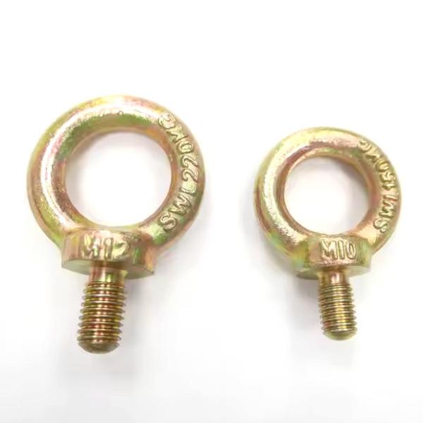 Zinc Plated Lifting Swivel Drop Forged JIS 1168 Eye Bolt for Construction Machinery