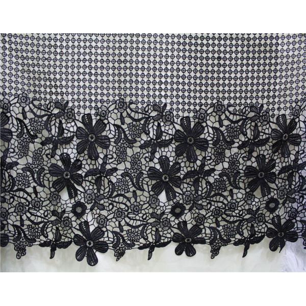 Garment Accessories Chemical Lace Fabric  Water Soluble Embroidery  lace fabric  in Different  Color