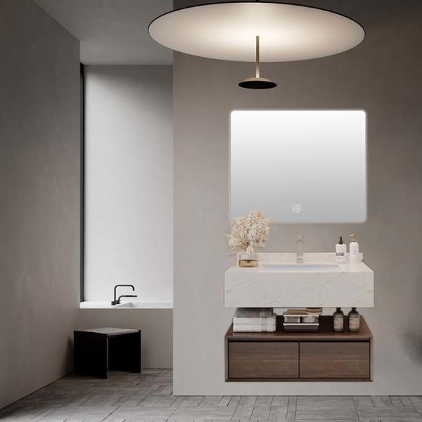 80*25*50cm Wall Mount Bathroom Vanity Luxury Bathroom Vanity Set 60KG