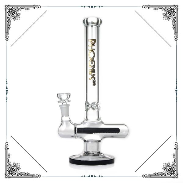 Cross Style Bong With Inline Pecolator Glass Smoking Water Pipe Bongs Heady Glass Hookah