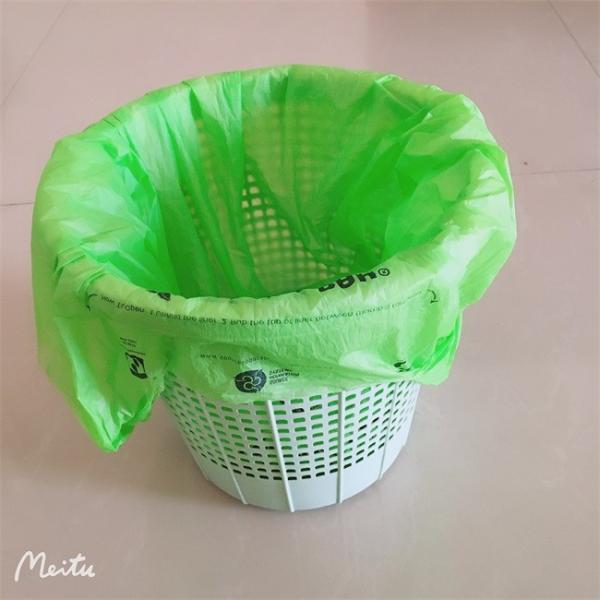 Custom Green Biodegradable Garbage Bags
