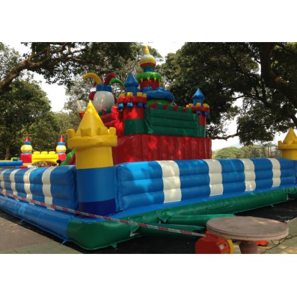 Огромный город потехи Диснея раздувной водоустойчивый 16 кс 9м для 3 до 15 лет старых детей