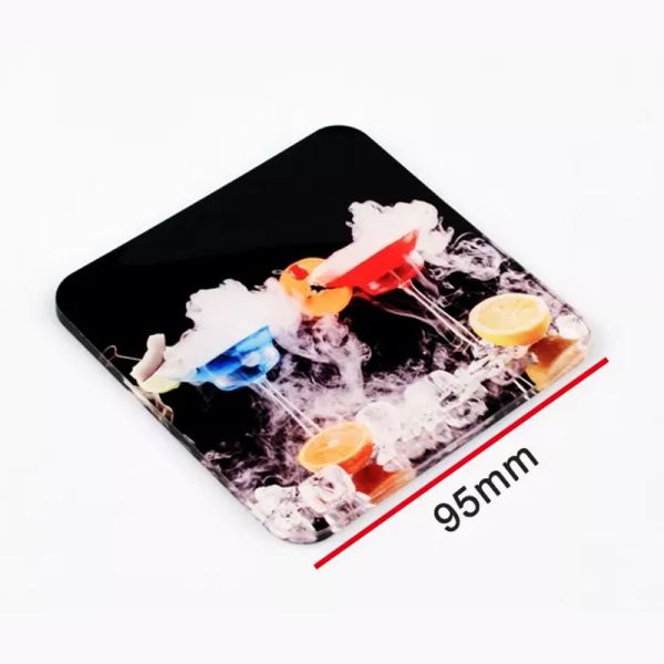 Personalized Blank Acrylic Photo Coasters For Sublimation