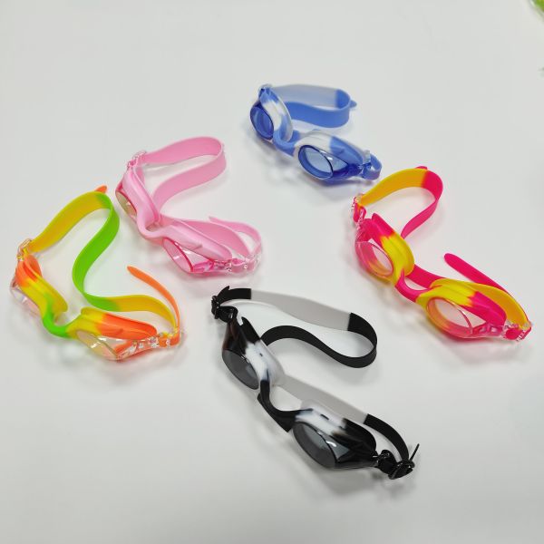 Adjustable Strap Custom Swimming Goggles For Kids And Adolescents