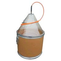 Tambour à fil de soudage de 51 cm Tambour à fil d'alimentation lisse en fibre avec couverture de poussière