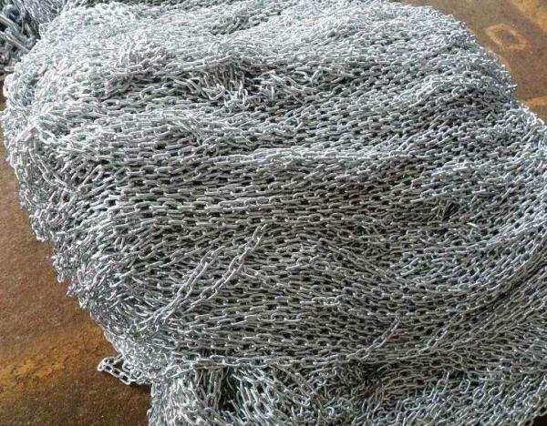 Carbon Steel Hot Dip Galvanized Chain With G30 , G43 , G70 , G80