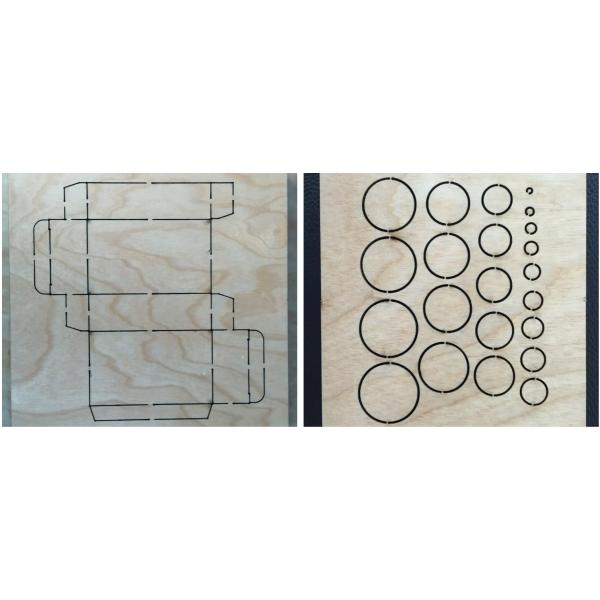 CO2 Die Board Laser Cutting Machine Water Cooling 400W / 600W / 1000W / 1500W