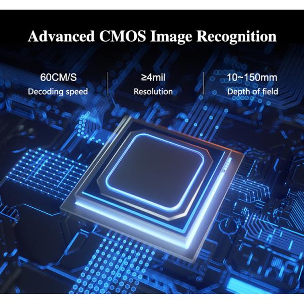 Handheld Small Omnidirectional Barcode Scanner Module ABS CMOS with Auto Sense