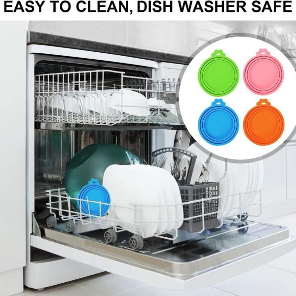 BPA FreeFood Can Lids Силиконовая коробка для кормления домашних животных для собак и кошек