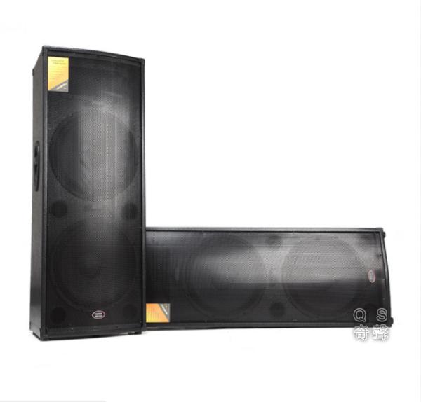 High-power professional stage audio speaker dual 15 inch outdoor speaker square performance full frequency ktv audio pai