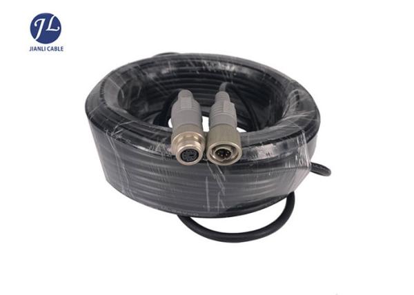IP67 Waterproof 6 Pin Mini Din Extension Cable For Rearview Camera Kit
