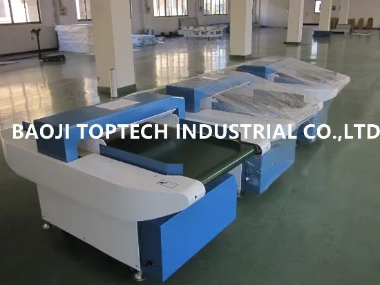 Advanced needle detector 630-D metal detector machine for garment,cloth,toys,shoes,fabric,textile product inspection