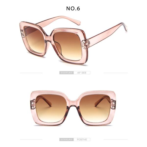 BSCI Oversized Cat Eye Plastic 145MM Gradient Lens Sunglasses