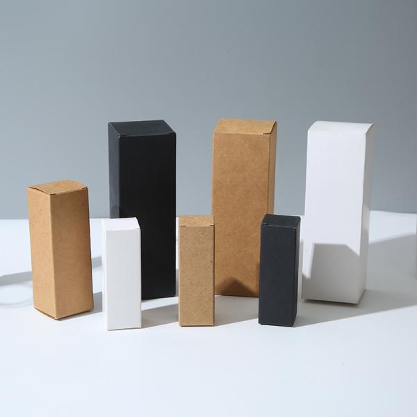 Cosmetic Skin Care Product Packaging Box Rectangular Kraft Paper Packaging Box Thickened Folding Paper Box